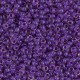 Miyuki rocailles kralen 11/0 - Semi frosted dark lilac lined light amethyst 11-1932